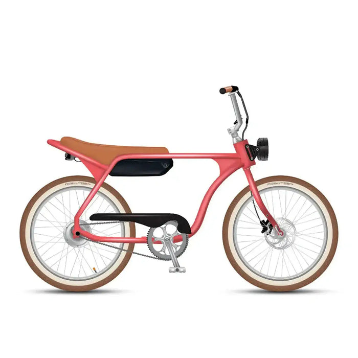 Model J E-bike – Living Coral - By Electric Bike Company