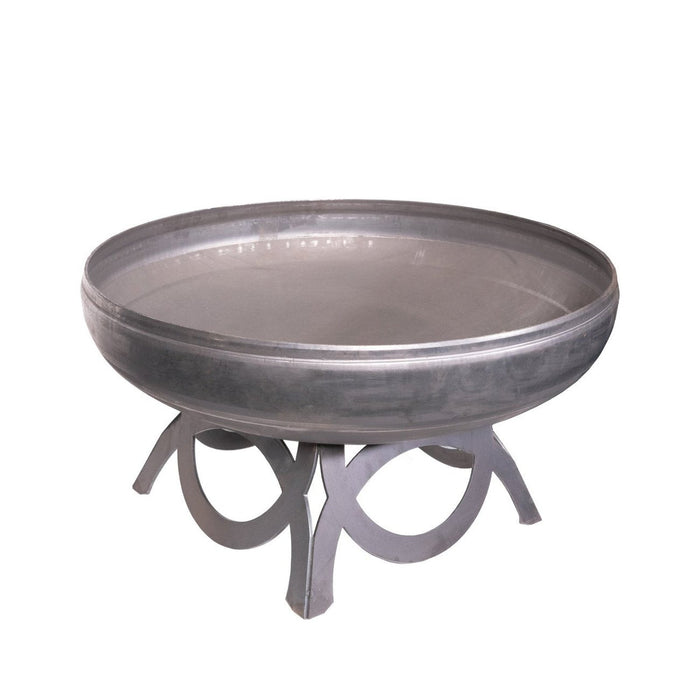 Ohio Flame 48" Liberty Fire Pit - Curved Base | Unique Outdoor Elegance