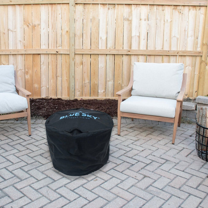 Domed Protective Cover for Round Peak Patio Fire Pit by Blue Sky Outdoor Living