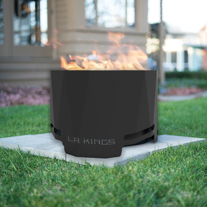 24" Los Angeles Kings Reduced Smoke Patio Fire Pit by Blue Sky Outdoor Living