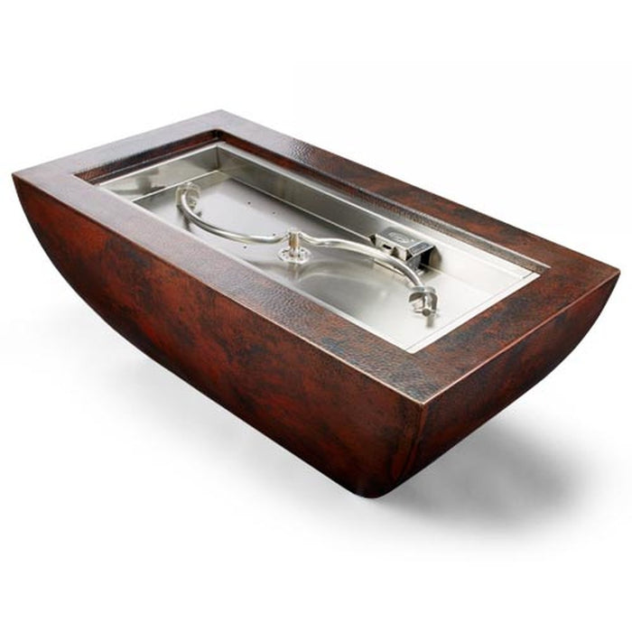 HPC Fire Copper Phoenix Fire Bowl - S-Fire Match Lit Unit