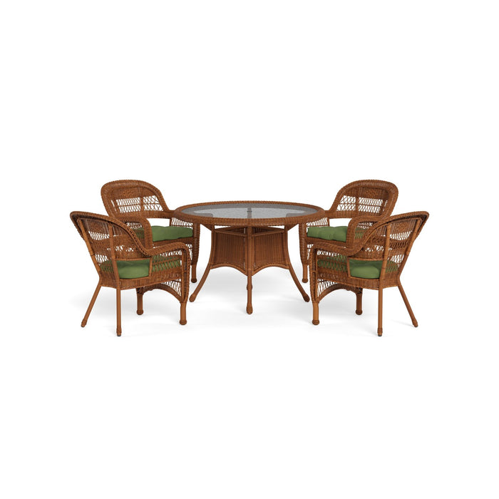 Tortuga Outdoor Portside 5Pc Dining Set - Amber - Montileaf