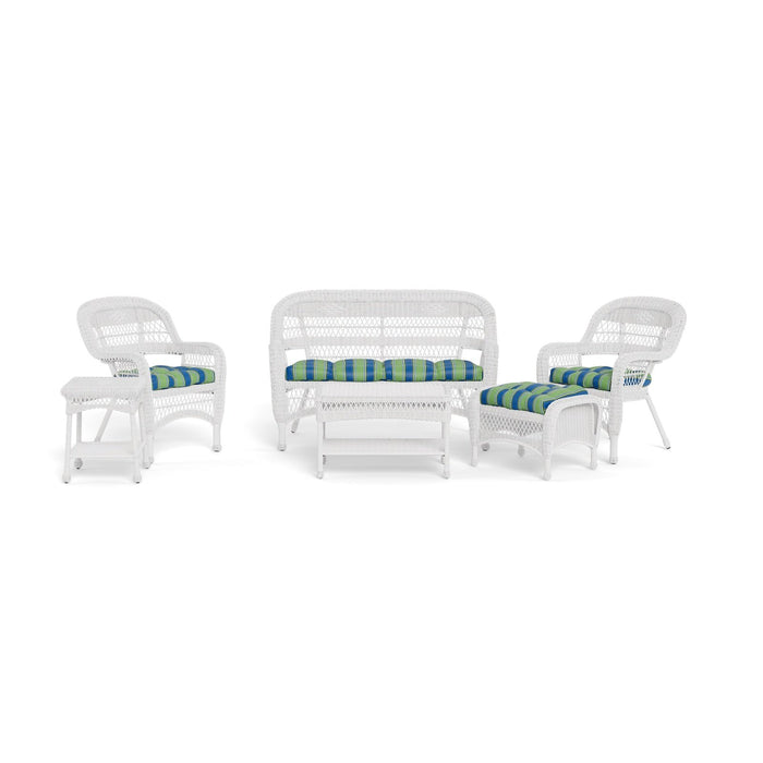 Tortuga Outdoor Portside 6Pc Seating Set - WHITE - Haliwell Caribbean