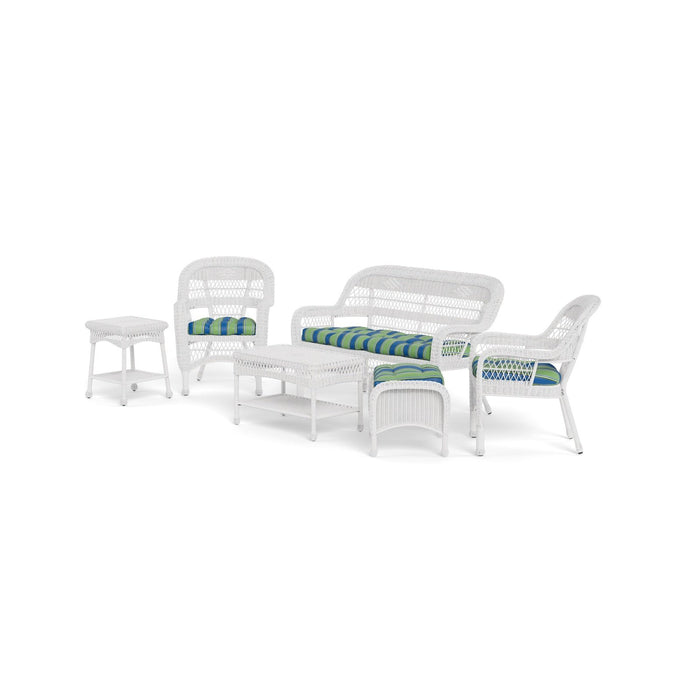 Tortuga Outdoor Portside 6Pc Seating Set - WHITE - Haliwell Caribbean