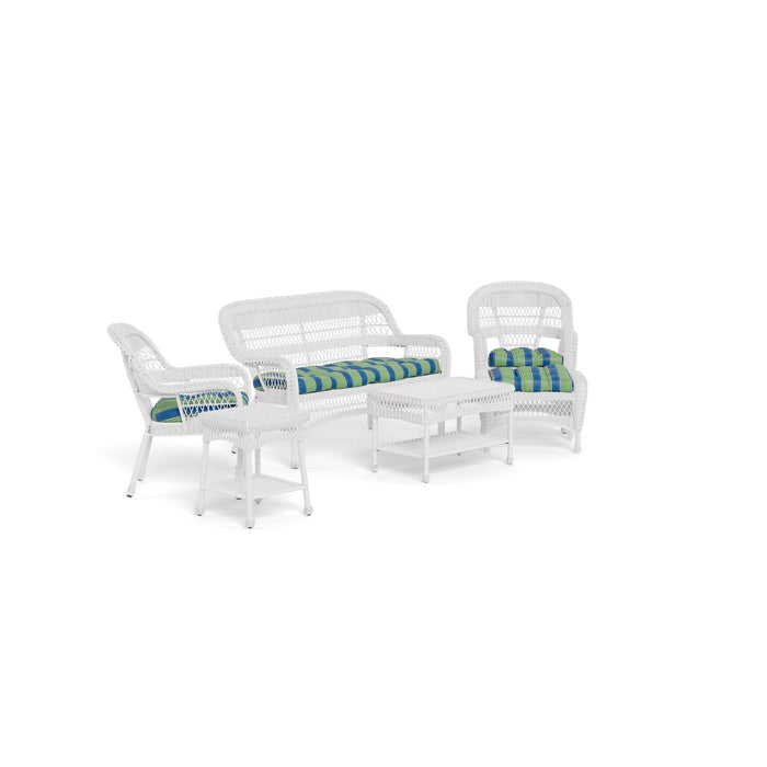 Tortuga Outdoor Portside 6Pc Seating Set - WHITE - Haliwell Caribbean