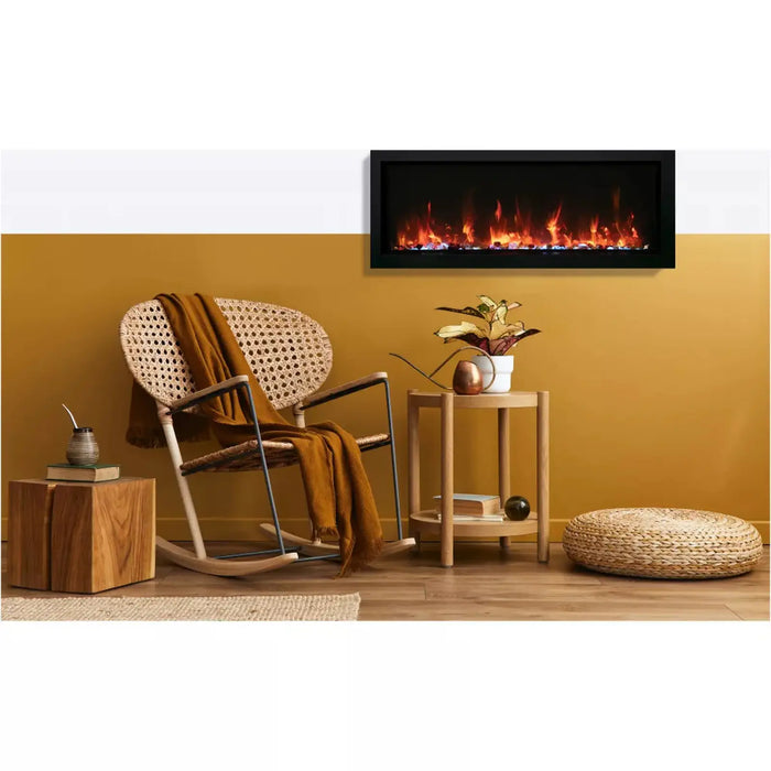 Amantii Panorama BI Extra Slim Fireplace: Stylish Indoor/Outdoor Elegance