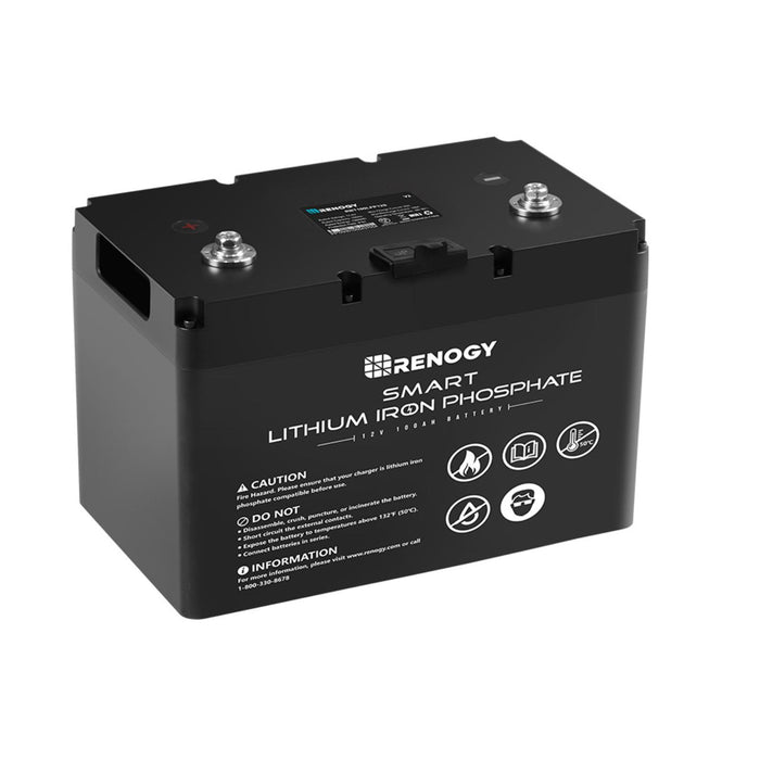 Renogy Smart Lithium Iron Phosphate Battery 12V 100Ah