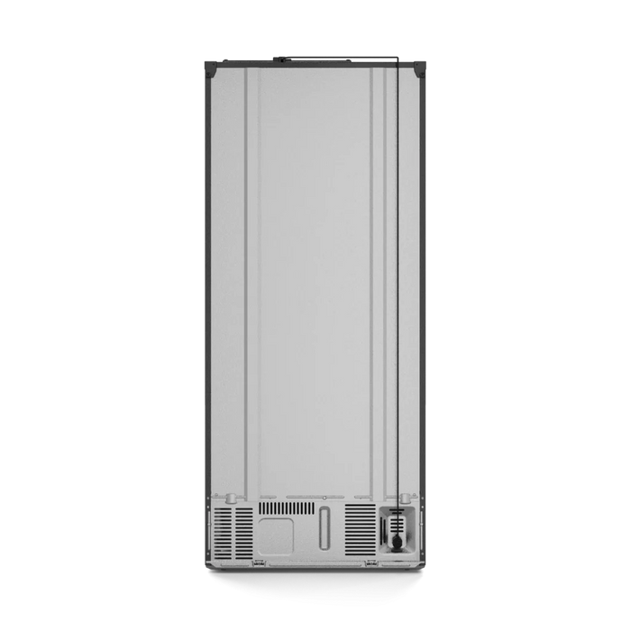 Gordon Ramsay by THOR Kitchen 30" 17.5 cu. ft. French Door Counter Depth Refrigerator with Ice Maker in Matte Black with Rose Gold Accents, RF3017FFD00-RSG