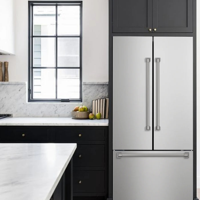 Gordon Ramsay by THOR Kitchen Package - 48" Gas Range, 30" Refrigerator with Ice Maker and Dishwasher in Stainless Steel, AP-RSG48ELP-1