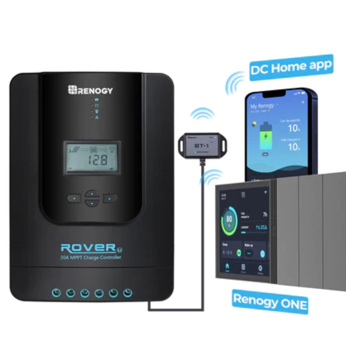 Renogy Rover Li 30 Amp MPPT Solar Charge Controller (with Bluetooth)