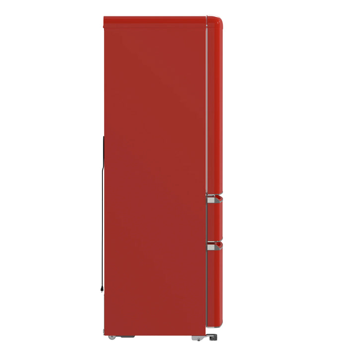 FORNO Espresso Luigi 33" 18 cu. ft. French Door Refrigerator in Red, FFFFD1791-33RED