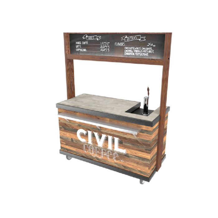 Astra Rustic Coffee Cart