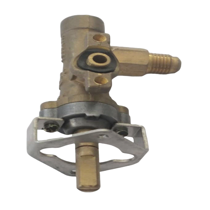 Natural Gas Single Burner Valve - Durable Brass Construction