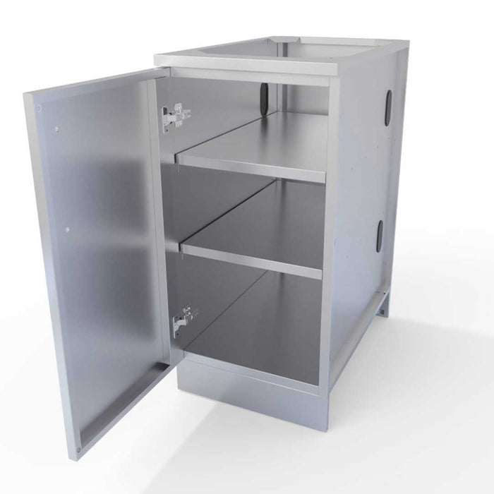 Full Height Left Swing Door Cabinet - 18" Wide - Features a Shelf