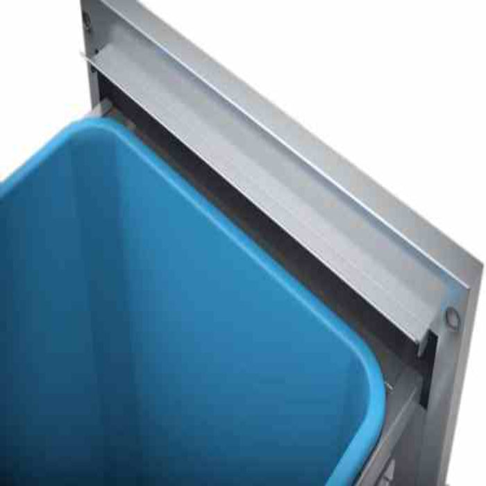 Top Loading Bins Cabinet with Dual Top-Loading Bins and an 18-Inch Trash Drawer — Lusso ...
