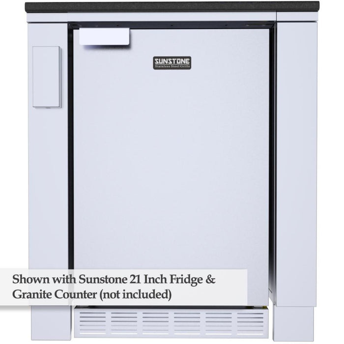 30 In. Sunstone Appliance Base Cabinet for Up to 21 In. - Compatible with Wide Fridge