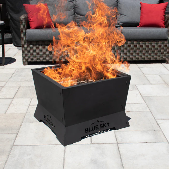 22" Square Peak Patio Fire Pit from Blue Sky Outdoor Living