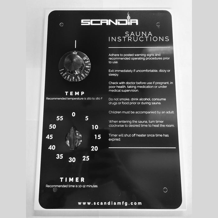 Scandia Face Plate for A-Series Controls