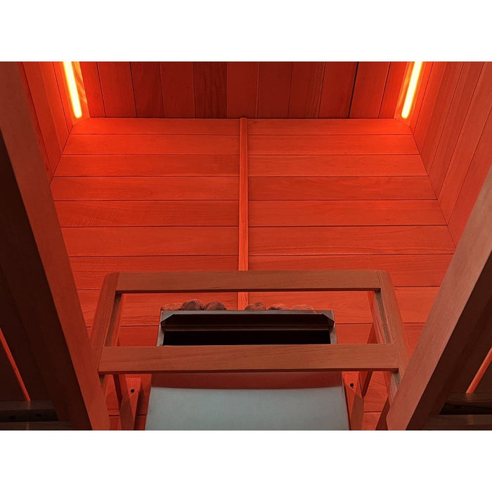 Scandia Electric Ultra Sauna Heater - Compact - 4.5 KW - 240V - Single Phase - 24 Hours - Thermostat on Control Box