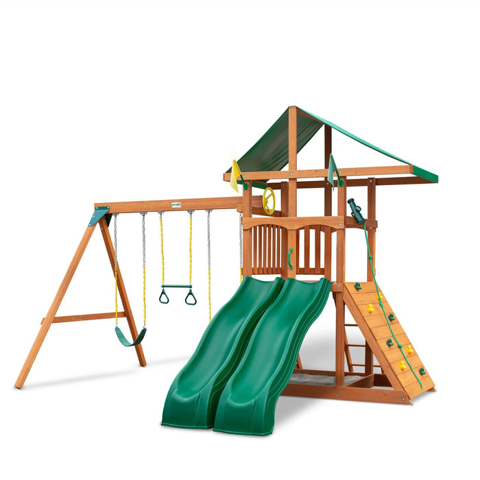 Gorilla Playsets Outing w/ Tarp & Dual Slides