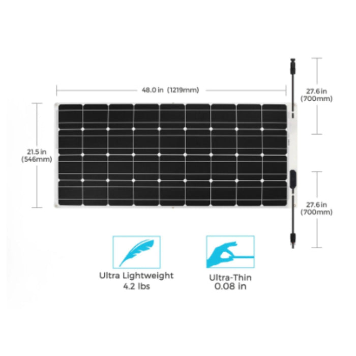 Renogy 12 Volt Flexible Solar Panel 100 Watt