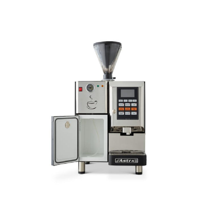 Astra Super Automatic Espresso Machine - 1-Step Double Hopper 110V