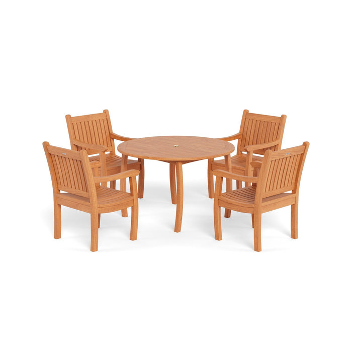 Tortuga Outdoor Jakarta 5Pc Teak Dining Set