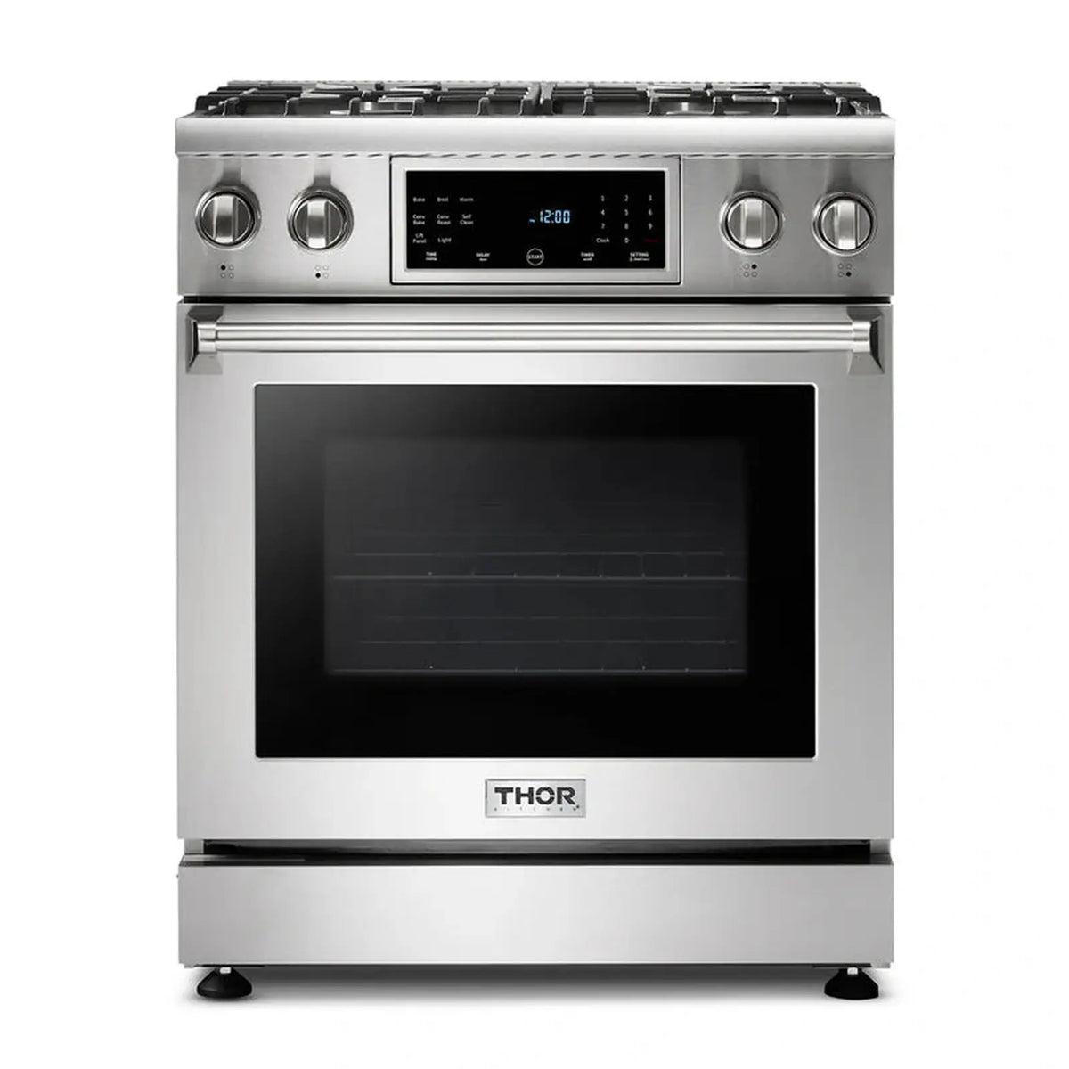 Thor Kitchen Thor Kitchen 30 In. 4.6 cu. ft. Self-Clean Propane Gas Range in Stainl ...