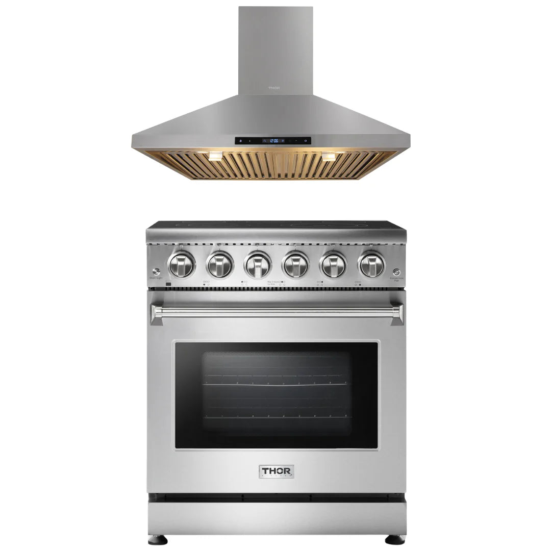 Thor Kitchen Package - 30 inch Electric Range and 30