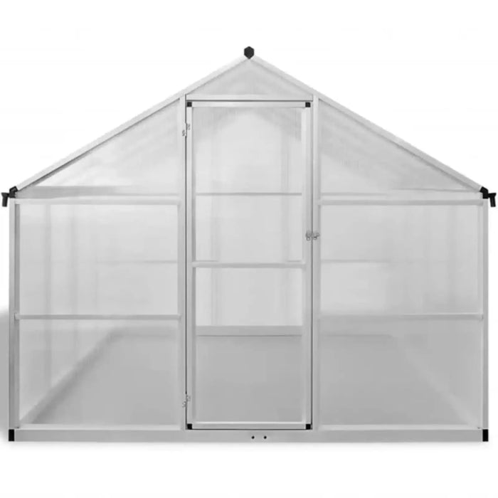 vidaXL 481x250x195 cm Aluminium Greenhouse – Compact & Spacious