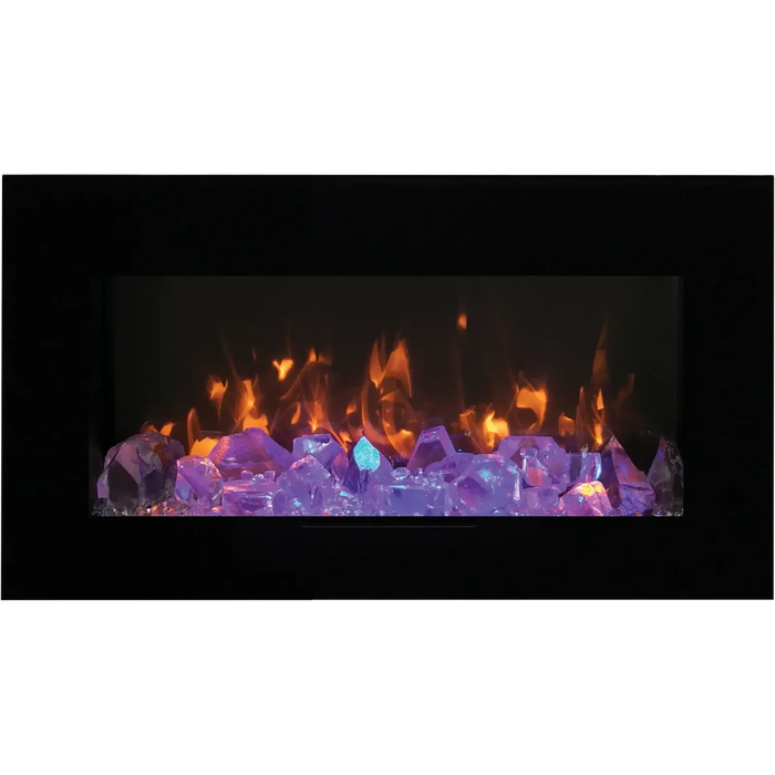 Amantii Back-Lit Wall Mount Electric Fireplace