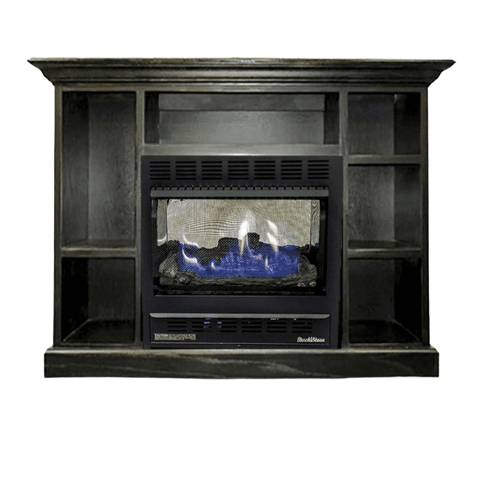 Buck Stove 1127 Prestige Combo - Black Mantel - Natural Gas