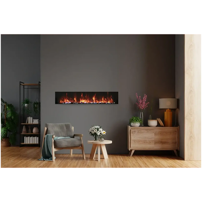 Amantii Panorama BI Extra Slim Fireplace: Stylish Indoor/Outdoor Elegance