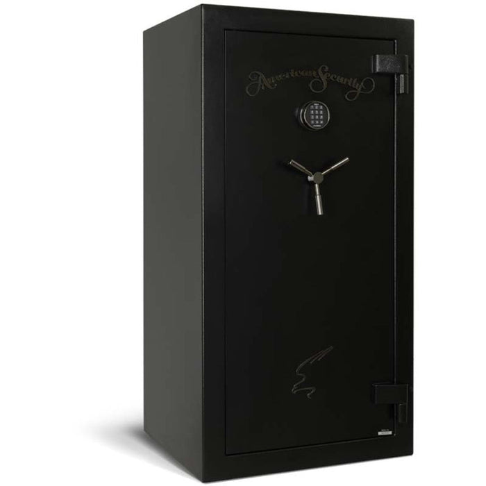 AMSEC Black Nickel 3-Spoke E-Lock 60x32 Safe: Secure Your Valuables with Precision