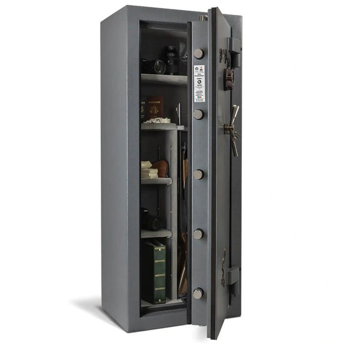 AMSEC Silicone Seal Gun Safe: Secure Your Valuables in Gunmetal with Interior Lighting