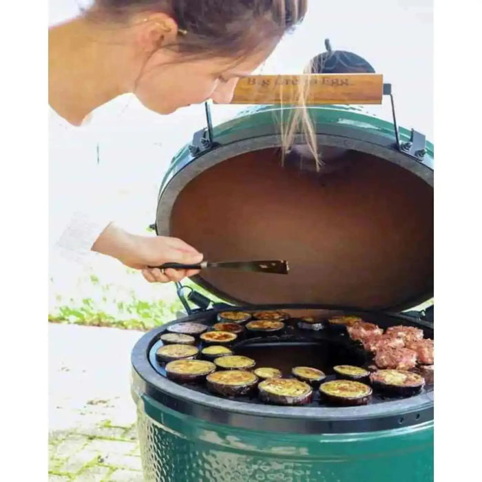 Green Egg Kamado Style Griddle With Grill Grate