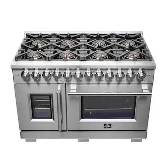 Forno Capriasca 48" Freestanding Dual Fuel Range