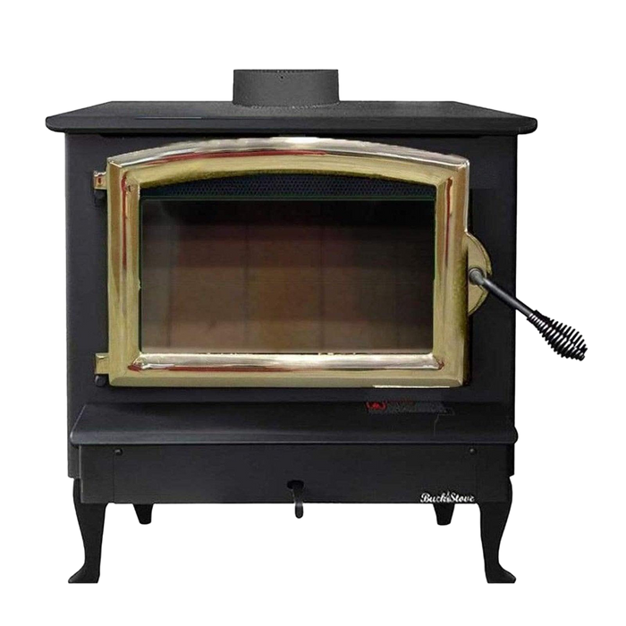 Buck Stove Model 74 with Elegant Gold Door