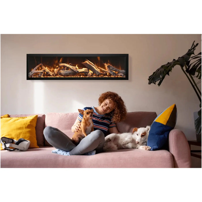 Amantii Panorama BI Deep Smart Electric Fireplace: Built-in Elegance