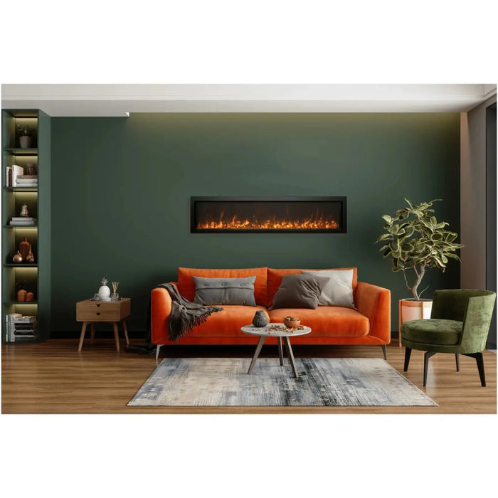 Amantii Panorama BI Extra Slim Fireplace: Stylish Indoor/Outdoor Elegance