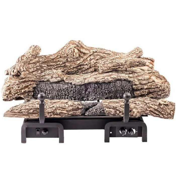 Buck Stove Ceramic 30" Natural Gas Log Set with Millivolt Control