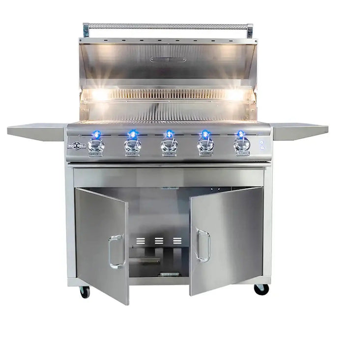 Natural Gas 40-Inch Grill with Cart