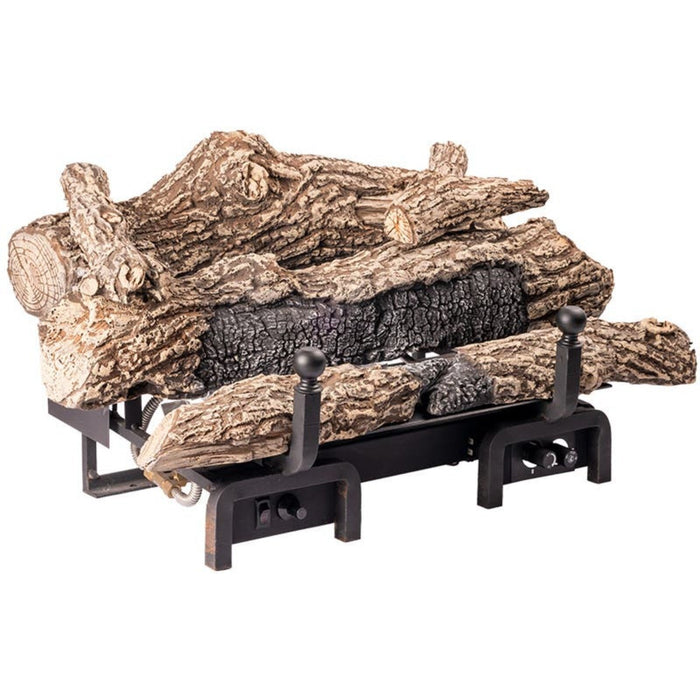 Buck Stove 30" Ceramic Log Set - Millivolt - Propane Gas