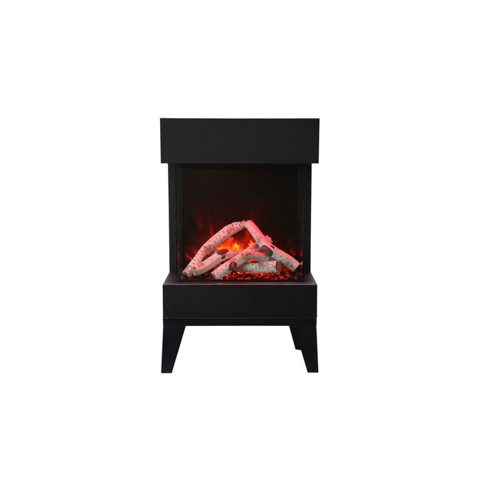 Amantii Leg Base - Reinforced Steel - For Cube 3-Sided Glass Fireplace