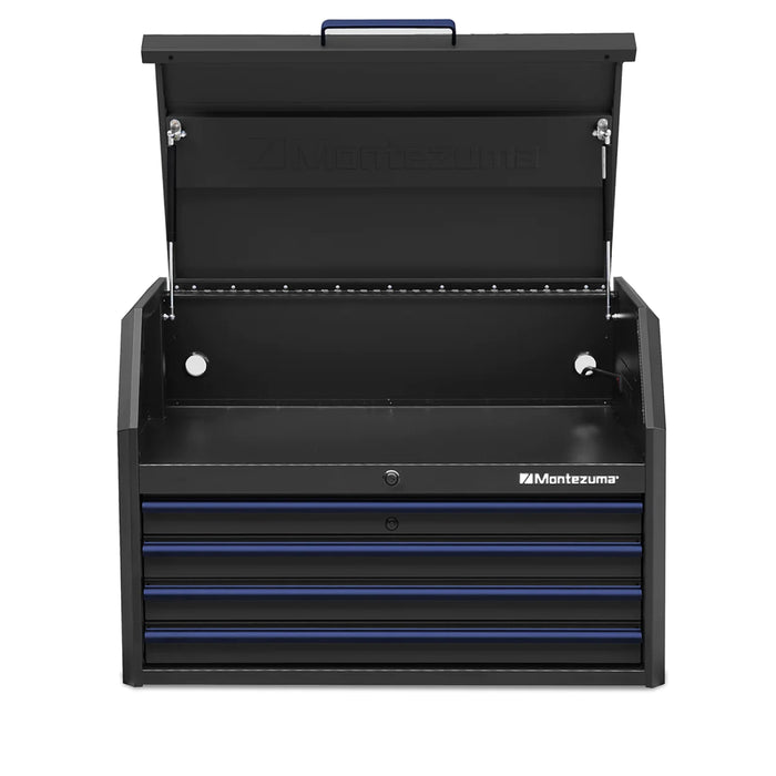 Tool Chest by Montezuma with Dimensions 36" x 24" and Four Drawers