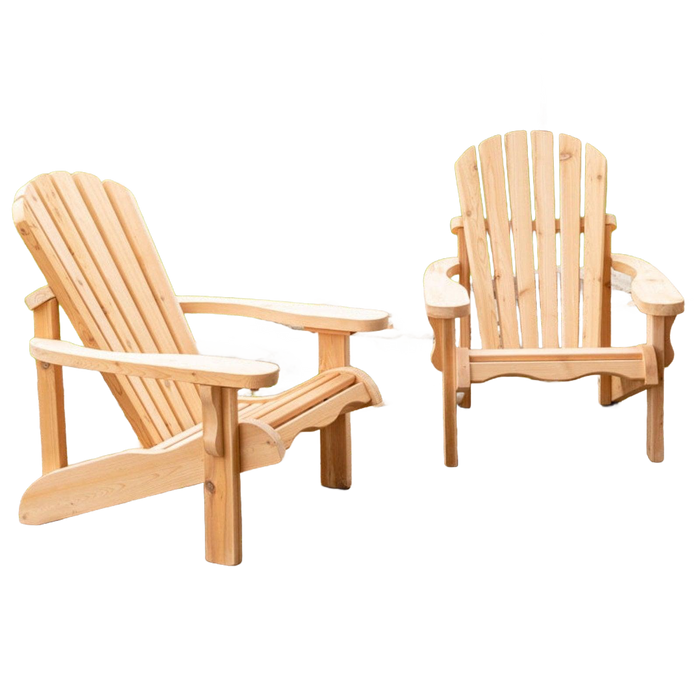 Adirondack Chair in Red Cedar by Leisurecraft