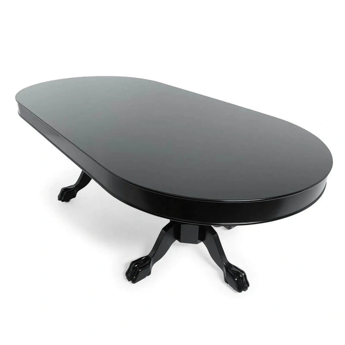 Oval Dining Top in Black for BBO Poker Tables - For Rockwell and Elite Poker Tables