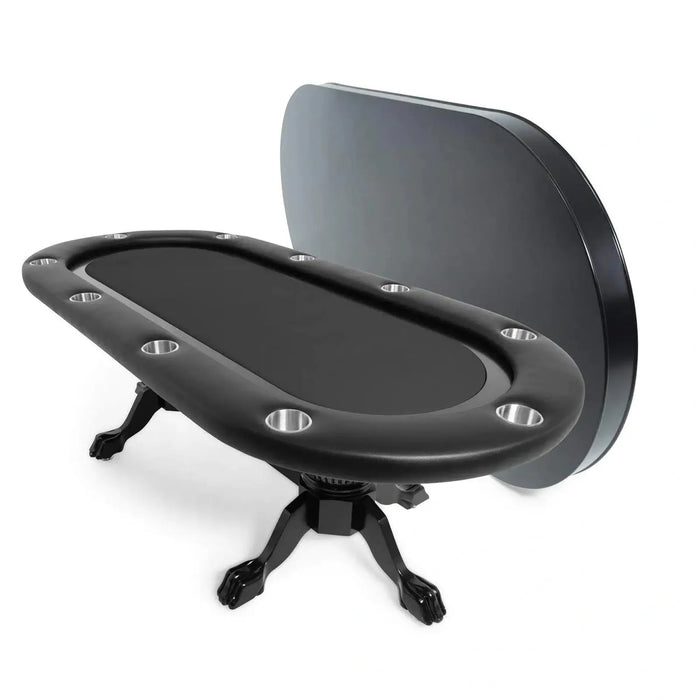 Oval Dining Top in Black for BBO Poker Tables - For Rockwell and Elite Poker Tables