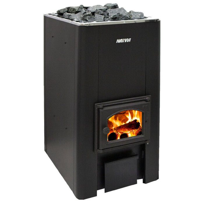 Harvia Pro Series 40kW Stainless Steel Traditional Wood Sauna Stove