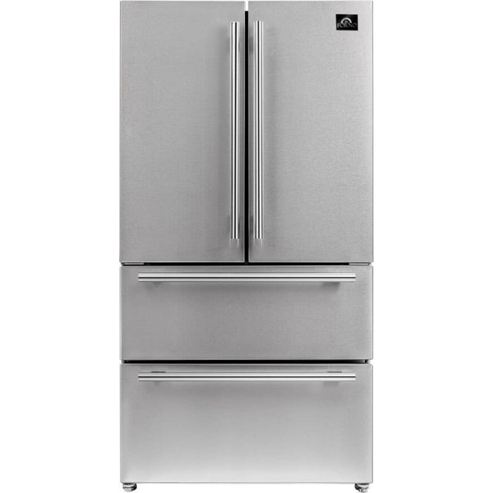 Forno Moena - 36" French Door Refrigerator w/ Grill Trim